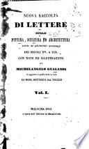 Nuova raccolta di lettere sulla pittura, scultura ed architettura
