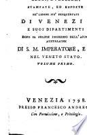 Nuova Raccolta di tutte le carte pubbliche, leggi e proclami stampate ed esposte ne' luoghi piu Frequentati di Venezia e suoi dipartimenti dopo il Felice ingresso dell' armi austriache