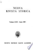Nuova rivista storica
