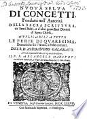 Nuova Selva di Concetti