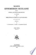 Nuove effemeridi siciliane