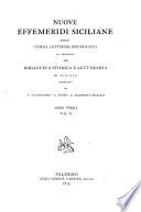 Nuove effemeridi siciliane