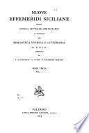 Nuove effemeridi Siciliane