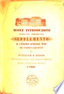 Nuove introduzioni Autunno 1842-Primavera 1843. Supplemento al catalogo generale (1840) dello stabilimento agrario-botanico di Burnier et David membri della R. Società d'Orticoltura di Parigi e corrispondenti di molte Società d'Agricoltura e d'Orticoltura di Londra, New-York ecc. a Torino