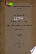 Nuove osservazioni sopra l'opuscolo di Palefato Peri apistōn