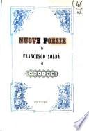 Nuove poesie di Francesco Solda di Rovigo