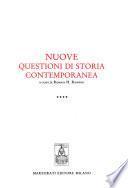 Nuove questioni di storia contemporanea