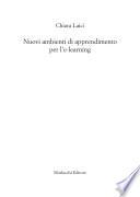 Nuovi ambienti di apprendimento per l'e-learning