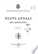 Nuovi annali dell'agricoltura