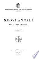 Nuovi annali dell' agricoltura