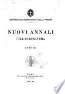 Nuovi annali dell'agricoltura