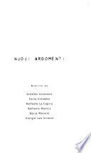 Nuovi argomenti