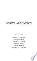 Nuovi argomenti