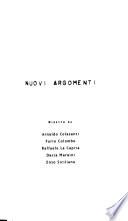 Nuovi argomenti