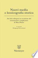Nuovi media e lessicografia storica
