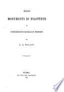 Nuovi monumenti di Filottete e considerazioni generali in propostio