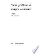 Nuovi problemi di sviluppo economico