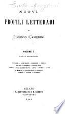 Nuovi profili letterari
