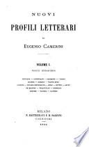 Nuovi profili letterari