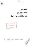 Nuovi quaderni del meridione