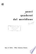 Nuovi quaderni del Meridione