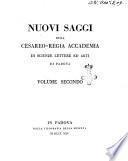 Nuovi saggi della cesareo-regia Accademia di scienze, lettere ed arti di Padova