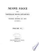 Nuovi saggi della Imperiale regia Accademia di scienze, lettere ed arte in Padova