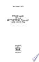 Nuovi saggi sulla letteratura italiana del Seicento: Nota al testo e apparato critico