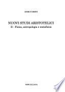 Nuovi studi aristotelici