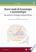 Nuovi studi di fraseologia e paremiologia