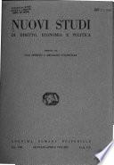 Nuovi studi diritto, economia, e politica