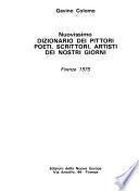 Nuovissimo dizionario dei pittori, poeti, scrittori, artisti dei nostri giorni