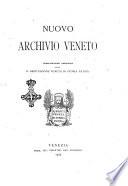 Nuovo archivio veneto pubblicazione periodica della R. Deputazione di storia patria