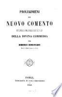 Nuovo comento della divina commedia (del Dante)