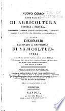 Nuovo corso completo di agricoltura teorica e pratica