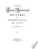 Nuovo Corso universale de cambj, ossia trattato generale sulla scienza del cambio