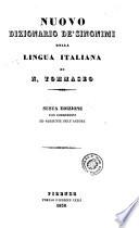 Nuovo dizionario de' sinonimi della lingua italiana di N. Tommaseo