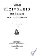 Nuovo Dizionario de'sinonimi della lingua italiana