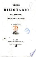 Nuovo dizionario dei sinonimi della lingua italiana di N. Tommaseo