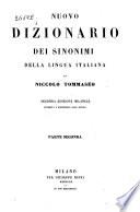 Nuovo dizionario dei sinonimi della lingua italiana