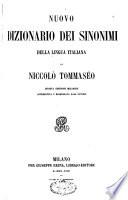Nuovo dizionario dei sinonimi della lingua italiana