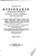Nuovo dizionario geografico universale statistico, storico, commerciale