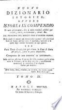 Nuovo dizionario istorico