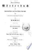 *Nuovo dizionario italiano-tedesco e tedesco-italiano composito sui migliori vocabolarii delle due lingue