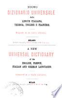 Nuovo dizionario universale delle lingue italiana, tedesca, inglese e francese