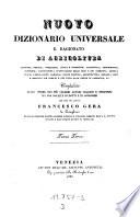 Nuovo Dizionario universale e ragionato di agricoltura ... compilato per cura di Francesco Gera