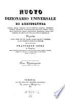 Nuovo Dizionario universale e ragionato di agricoltura ... compilato per cura di Francesco Gera