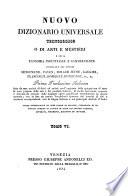 Nuovo dizionario universale tecnologico o di arti e mestieri e della economia industriale e commerciante compilato dai Lenormand, Payen [a.o.] Prima traduzione italiana