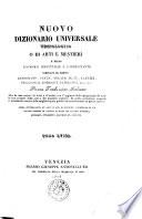 Nuovo dizionario universale tecnologico o di arti e mestieri e della economia industriale e commerciante compilato dai signori Lenormand, Payen, Molard Jeune... [et al.]