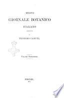 Nuovo giornale botanico italiano memorie della Società botanica italiana